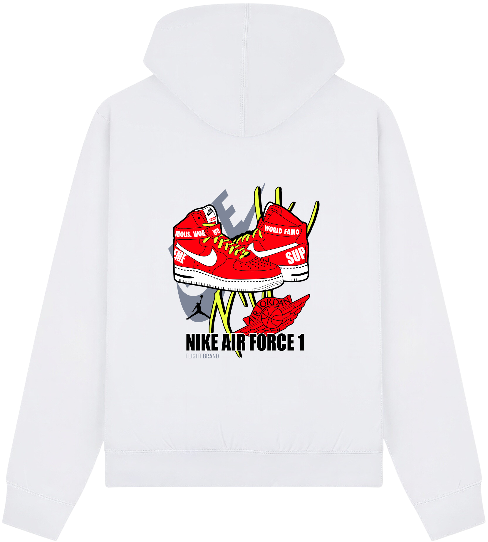 Nike AirForce1 Supreme Hoodie - Image 10