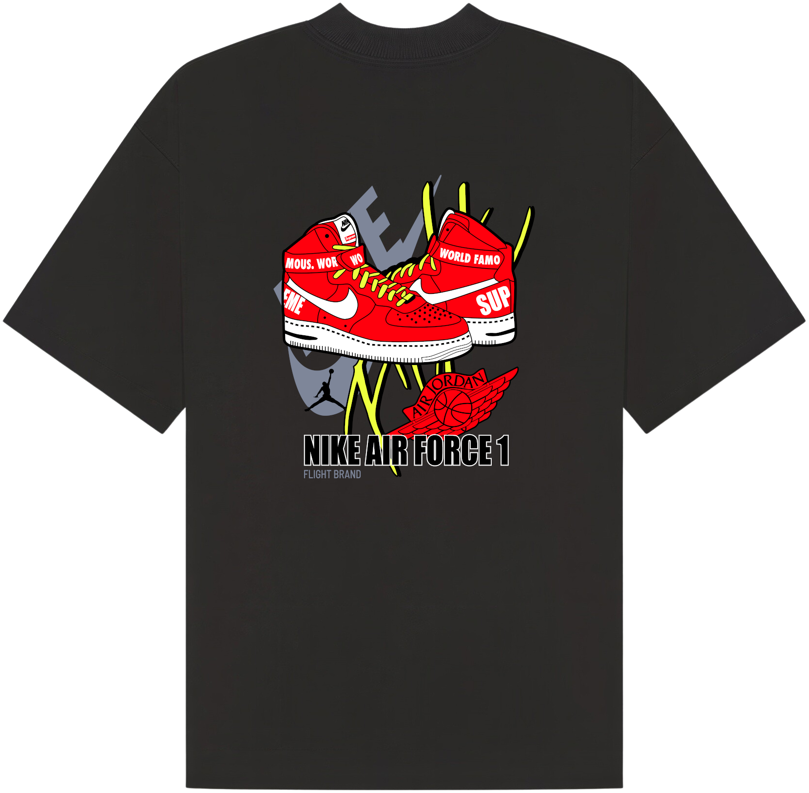 Nike AirForce1 Supreme T-Shirt - Image 2
