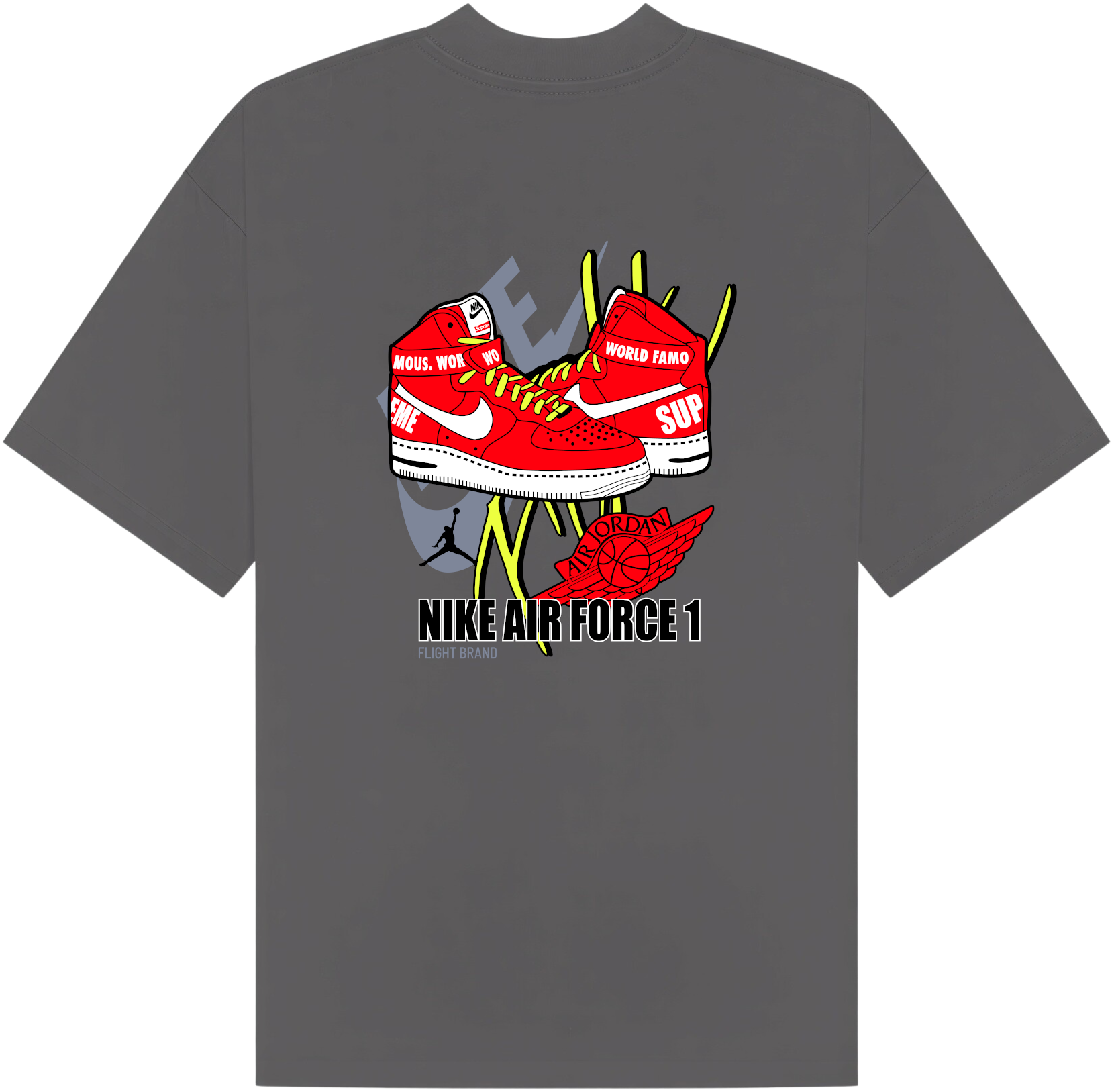 Nike AirForce1 Supreme T-Shirt - Image 4