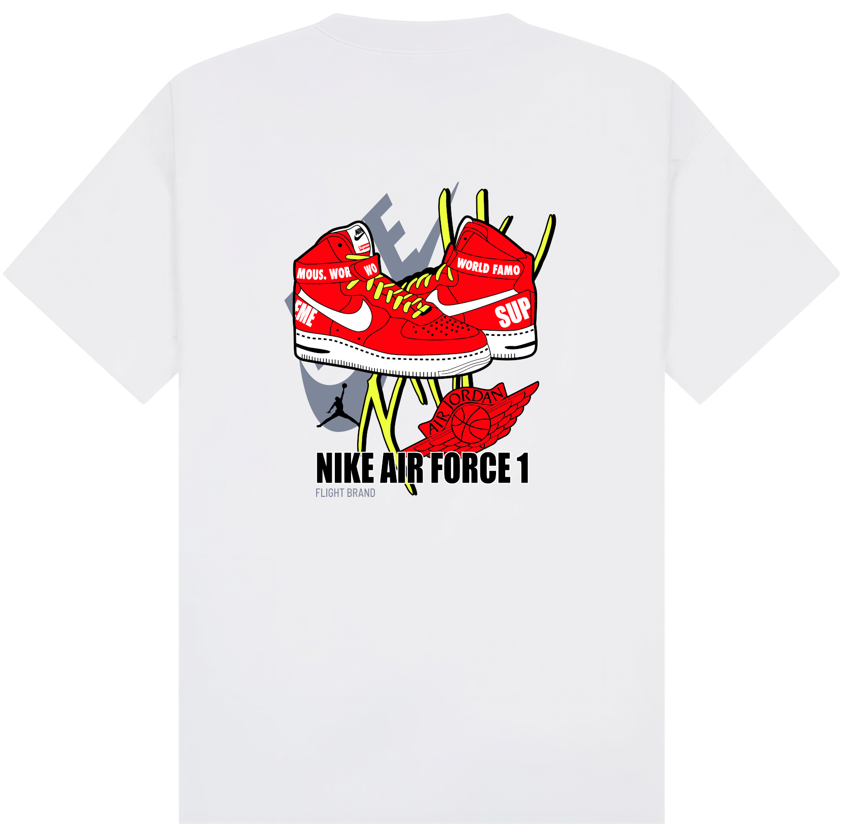 Nike AirForce1 Supreme T-Shirt - Image 6