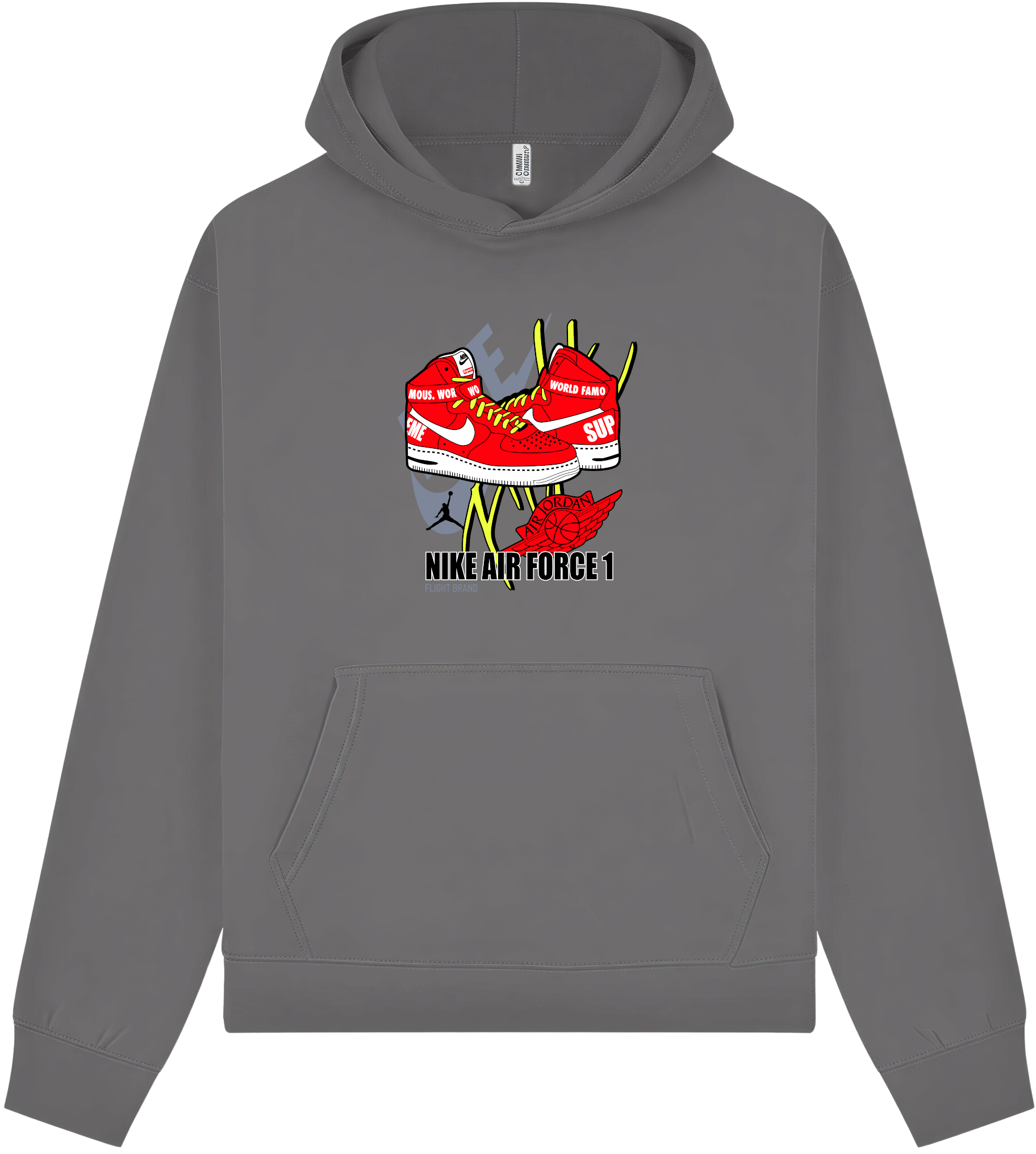 Nike AirForce1 Supreme Hoodie - Image 5