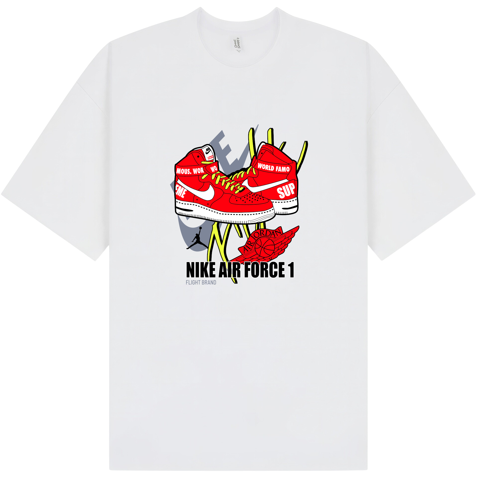 Nike AirForce1 Supreme T-Shirt - Image 5