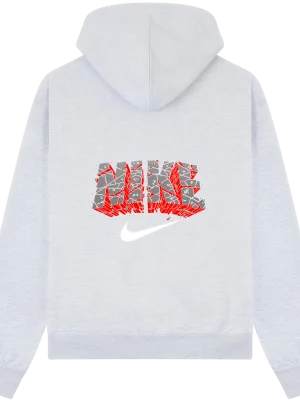 Nike Black & Red Brick Hoodie - Image 2