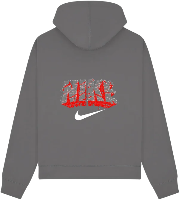 Nike Black & Red Brick Hoodie
