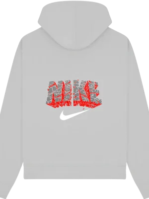 Nike Black & Red Brick Hoodie - Image 8