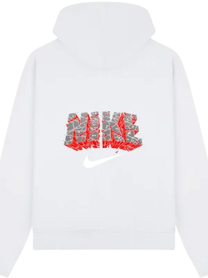 Nike Black & Red Brick Hoodie - Image 10