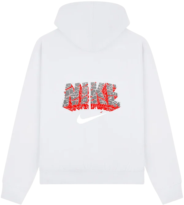 Nike Black & Red Brick Hoodie