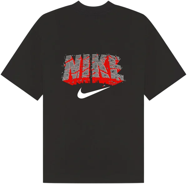Nike Black & Red Brick T-Shirt