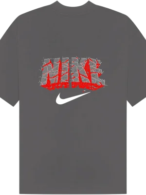 Nike Black & Red Brick T-Shirt - Image 4