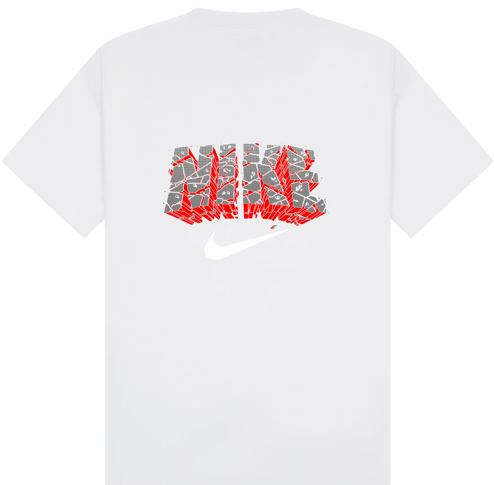 Nike Black & Red Brick T-Shirt - Image 6