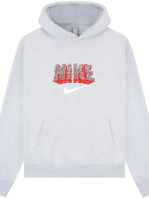 Nike Black & Red Brick Hoodie - Image 1