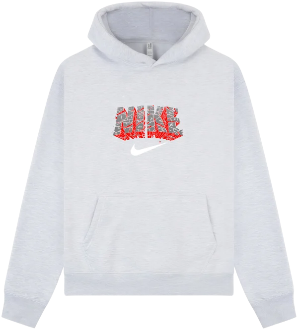 Nike Black & Red Brick Hoodie