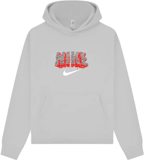 Nike Black & Red Brick Hoodie