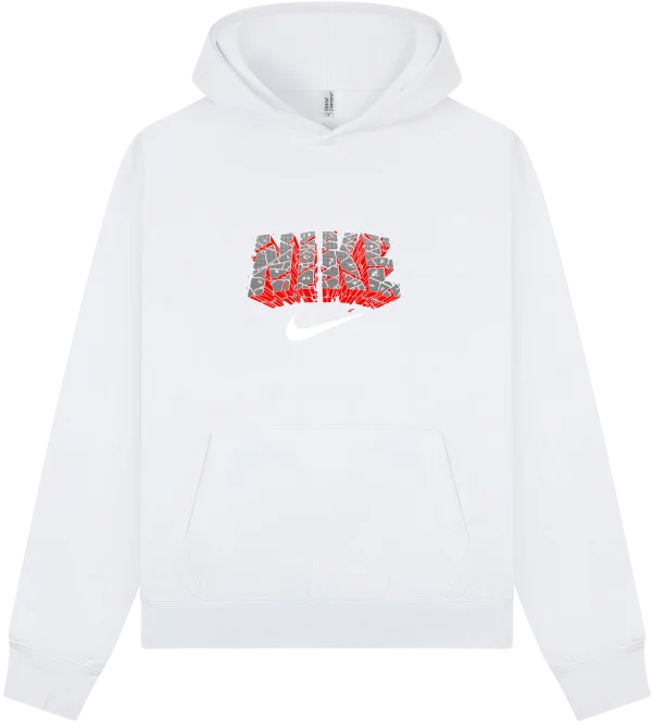 Nike Black & Red Brick Hoodie
