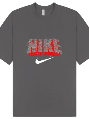 Nike Black & Red Brick T-Shirt - Image 3