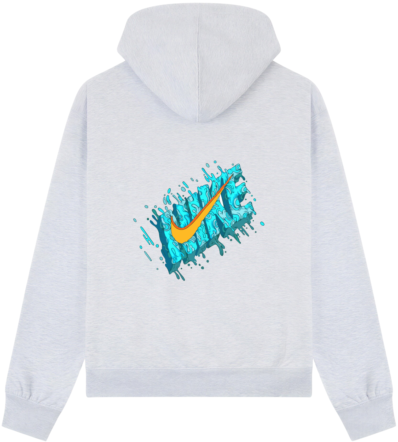 Nike Retro Blue Hoodie - Image 2