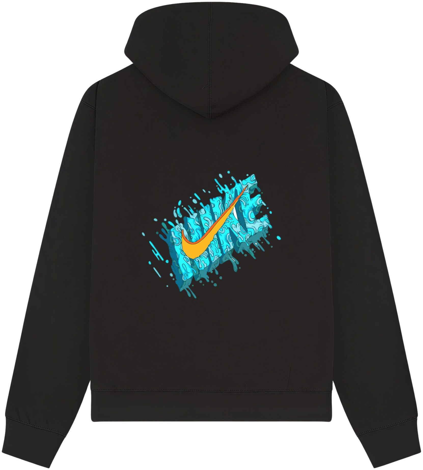 Nike Retro Blue Hoodie - Image 4