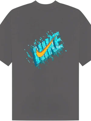 Nike Retro Blue T-Shirt - Image 4
