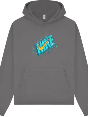 Nike Retro Blue Hoodie - Image 5