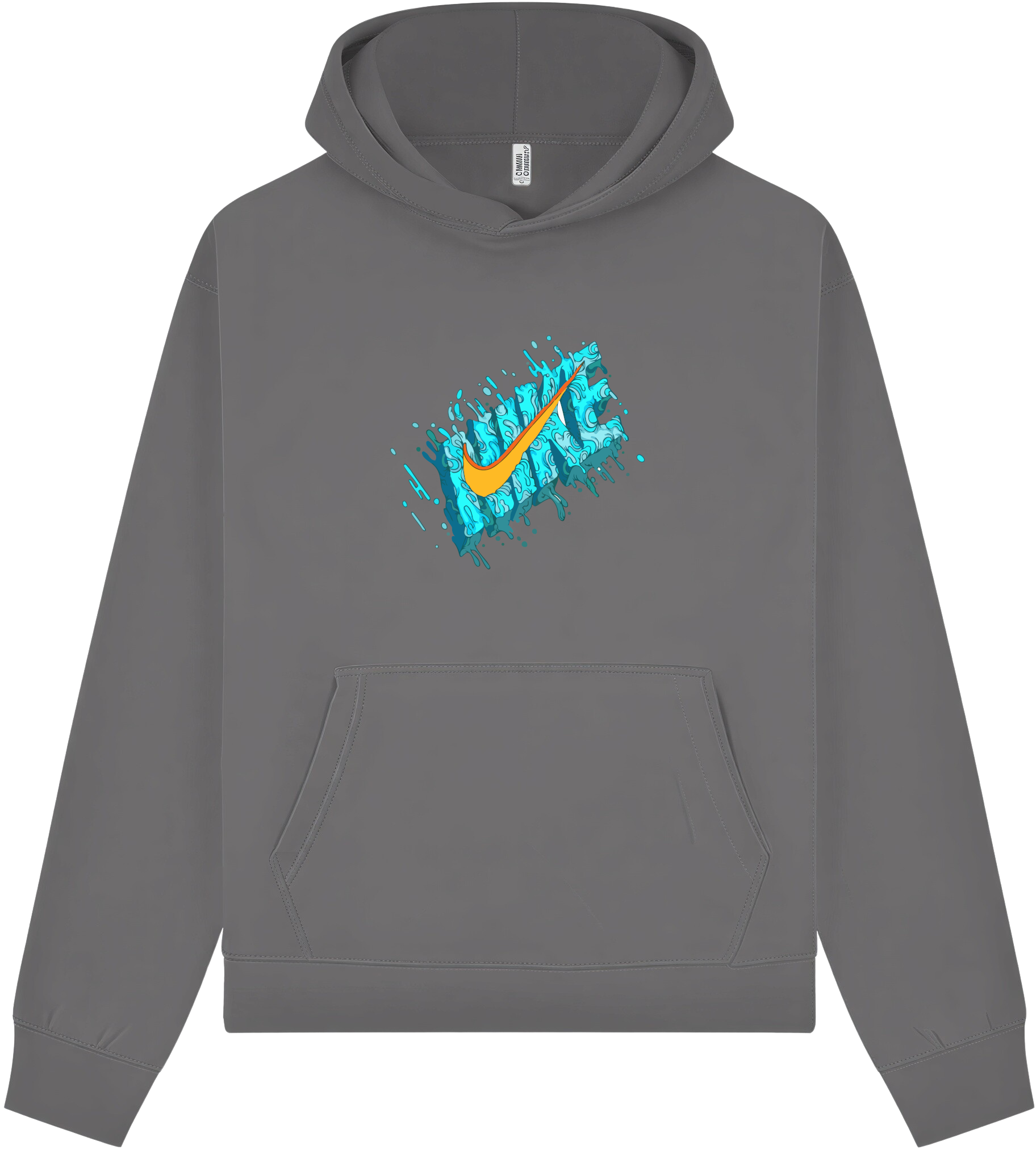 Nike Retro Blue Hoodie - Image 5