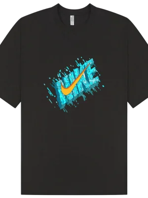 Nike Retro Blue T-Shirt - Image 1
