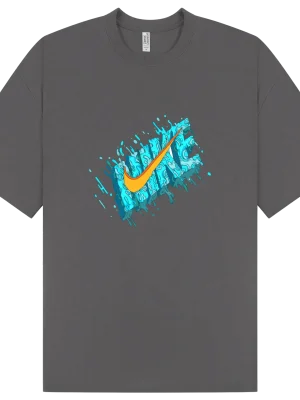Nike Retro Blue T-Shirt - Image 3