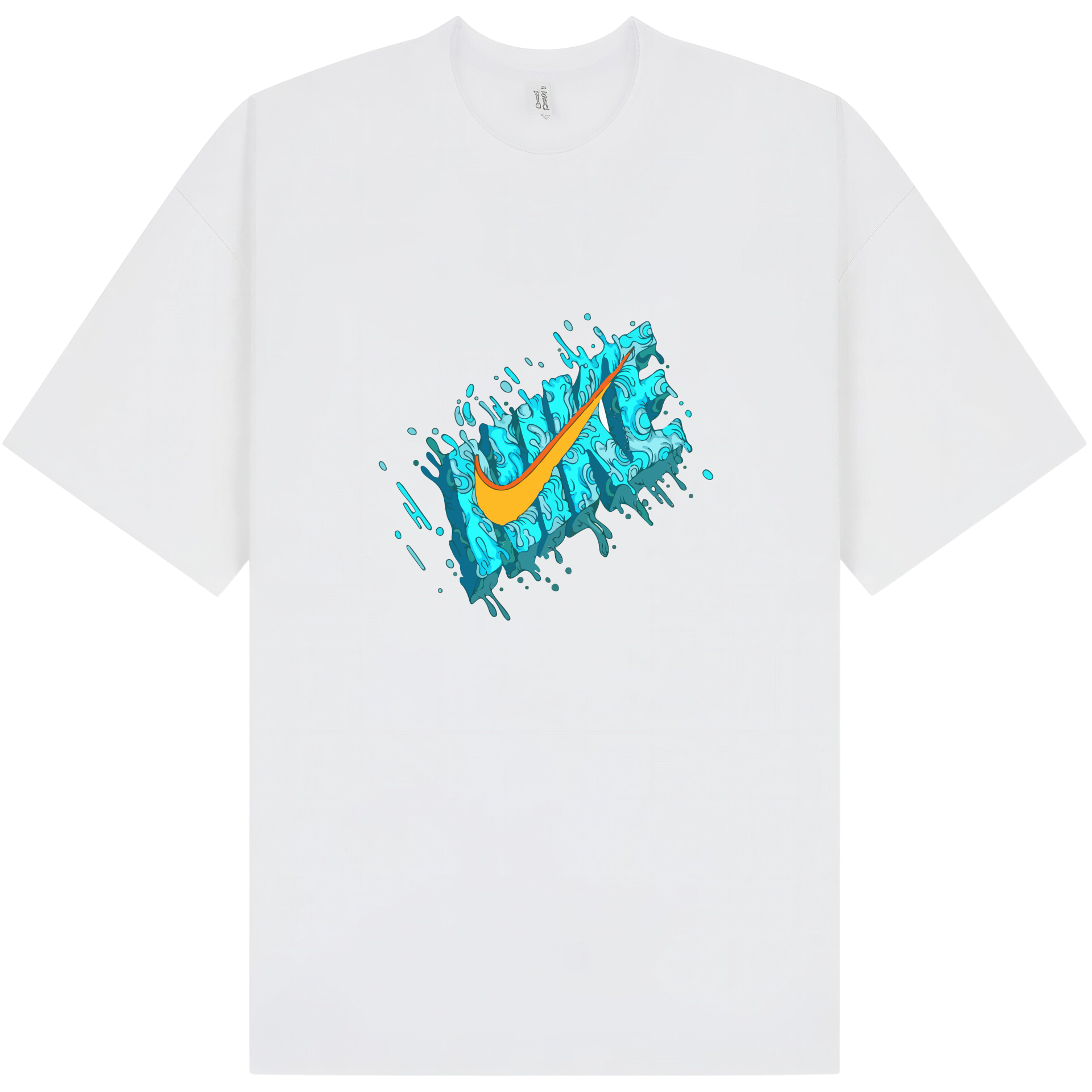 Nike Retro Blue T-Shirt - Image 5