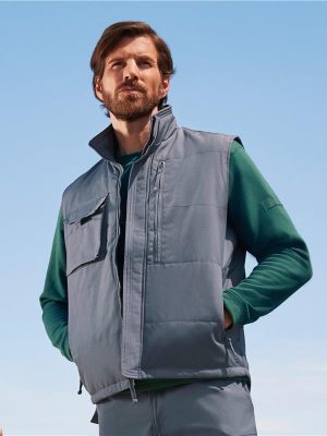 Russell Athletic Heavy Duty Workwear 260 Padded Bodywarmer Adult - Image 1