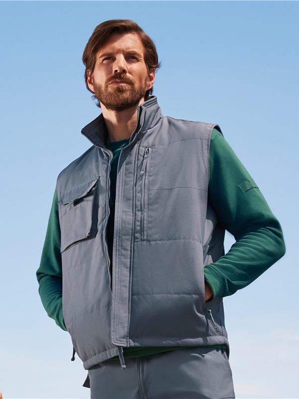 Russell Athletic Heavy Duty Workwear 260 Padded Bodywarmer Adult