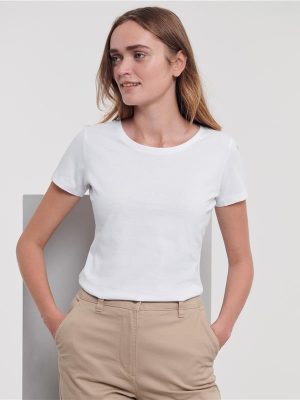 Russell Athletic Pure Organic Combed 160 Regular Fit Tee Ladies - Image 77