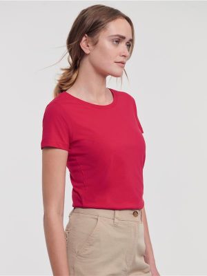 Russell Athletic Pure Organic Combed 160 Regular Fit Tee Ladies - Image 37