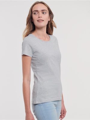 Russell Athletic Pure Organic Combed 160 Regular Fit Tee Ladies - Image 61