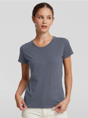 Russell Athletic Authentic Classic Ringspun 180 Regular Fit Tee Ladies - Image 19