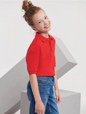 Russell Athletic Classic Ringspun 215 Regular Fit Polo Kids - Image 19