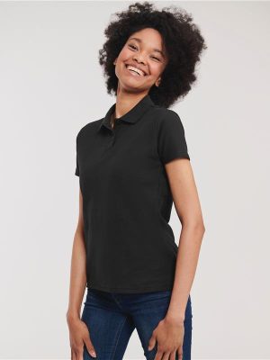 Russell Athletic Classic Ringspun 215 Regular Fit Polo Ladies - Image 7