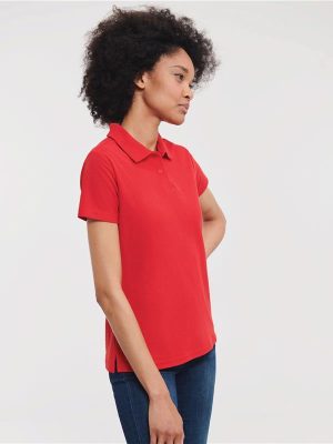 Russell Athletic Classic Ringspun 215 Regular Fit Polo Ladies - Image 19