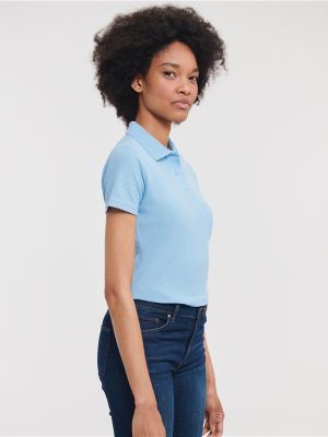 Russell Athletic Classic Ringspun 215 Regular Fit Polo Ladies - Image 49