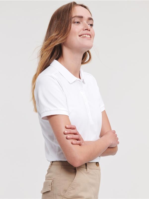 Russell Athletic Stretch Combed 210 Fitted Polo Ladies
