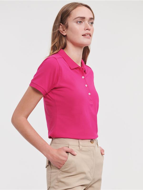Russell Athletic Stretch Combed 210 Fitted Polo Ladies