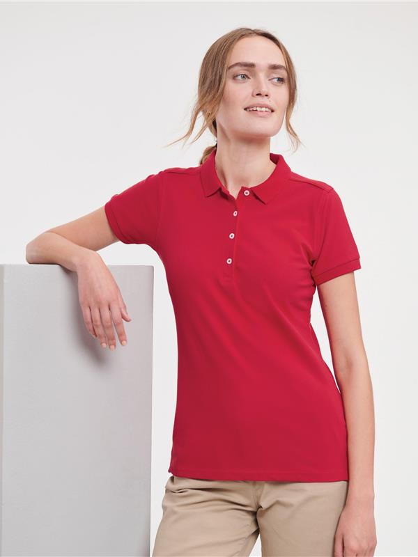 Russell Athletic Stretch Combed 210 Fitted Polo Ladies