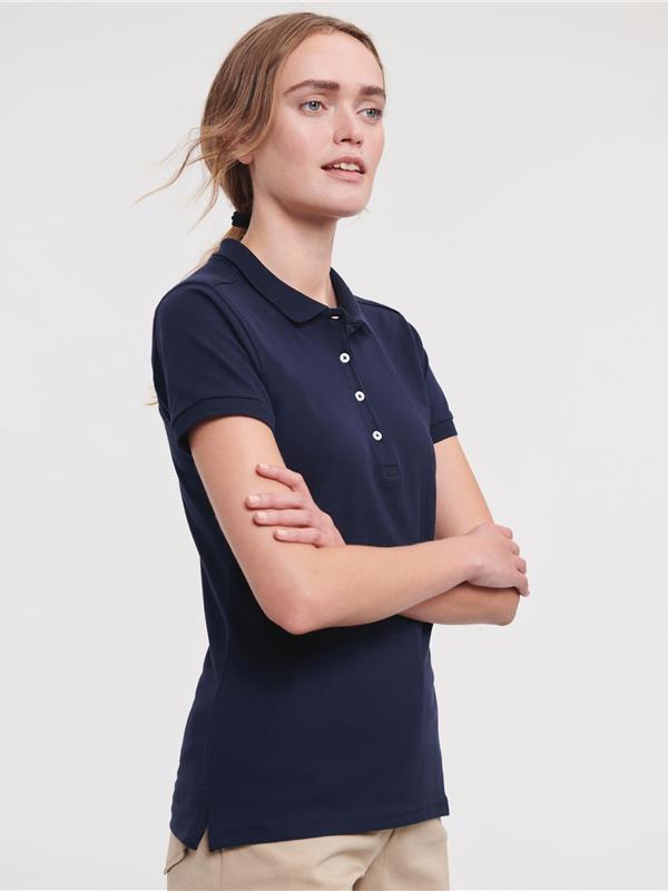 Russell Athletic Stretch Combed 210 Fitted Polo Ladies