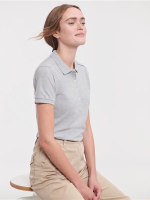 Russell Athletic Stretch Combed 210 Fitted Polo Ladies - Image 43