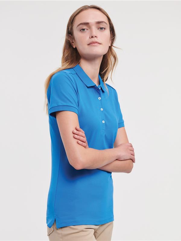Russell Athletic Stretch Combed 210 Fitted Polo Ladies