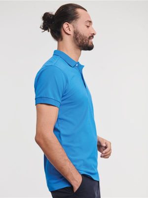 Russell Athletic Stretch Combed 210 Fitted Polo Adult - Image 7