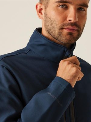 Regatta Honestly Made Recycled 270 2 Layer Printable Softshell FZ Adult - Image 12