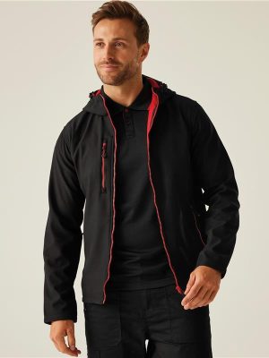 Regatta Professional Navigate 270 2 Layer Hooded Softshell FZ Adult - Image 4