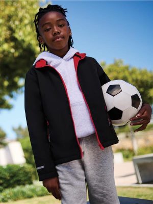 Regatta Professional Ablaze 270 2 Layer Printable Softshell FZ Kids - Image 1