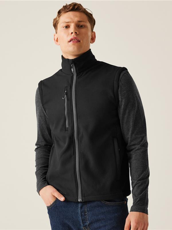 Regatta Honestly Made Recycled 270 2 Layer Printable Softshell Bodywarmer Adult