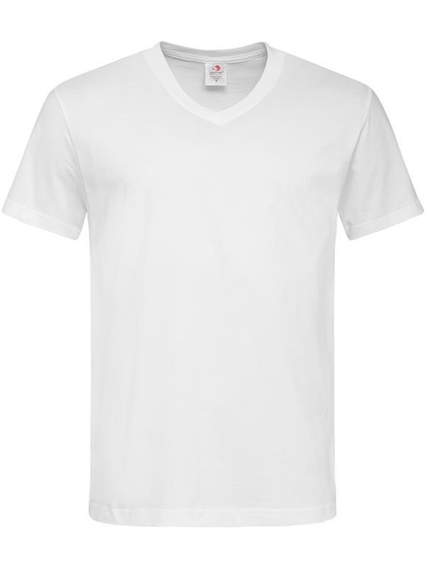 Stedman Classic Ringspun 155 Regular Fit V Neck Tee Adult