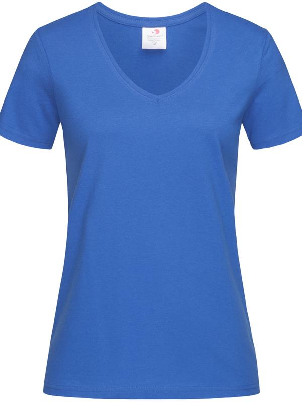 Stedman Classic Ringspun 155 Regular Fit V Neck Tee Ladies